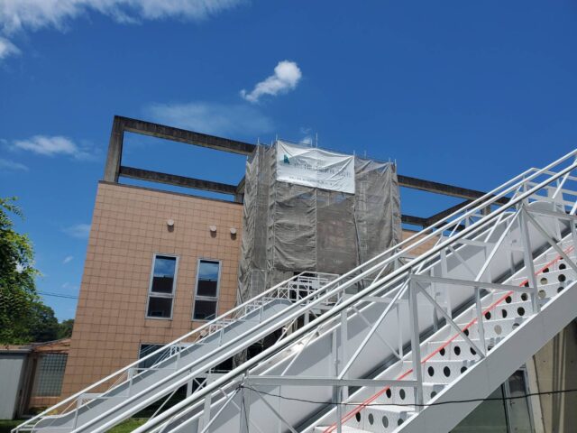 福祉センターテラス改修工事